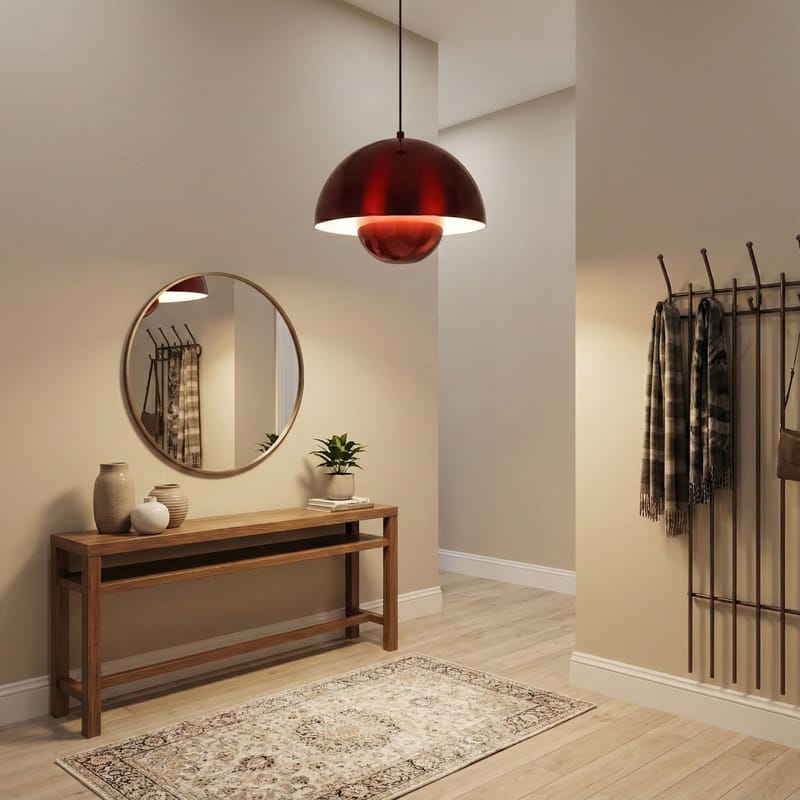 Eylul Pendellampa - Röd - Belysning & el - Inomhusbelysning & lampor - Taklampa & takbelysning - Kristallkrona & takkrona