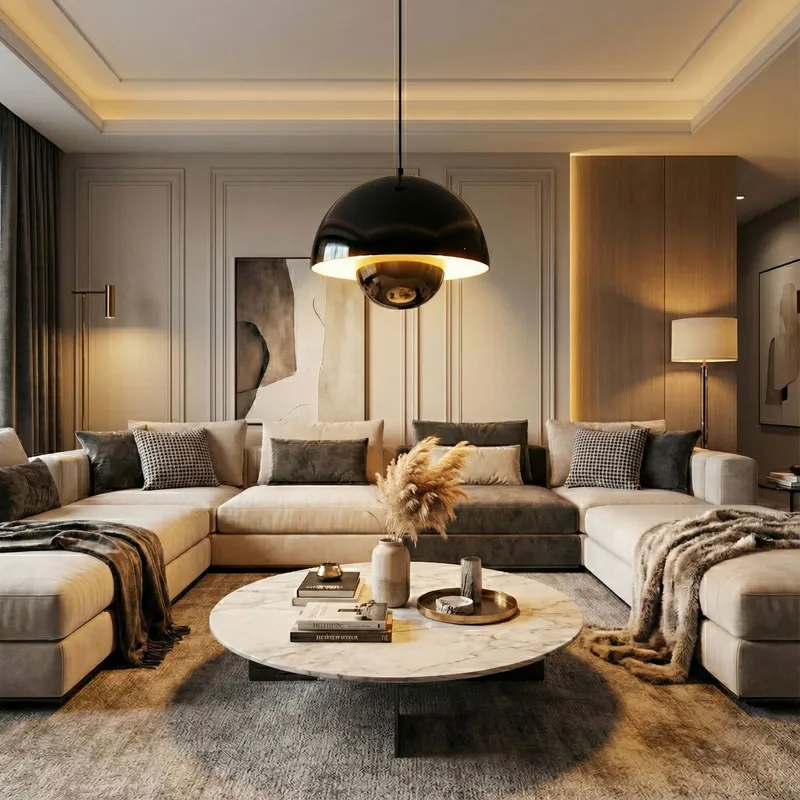 Eylul Pendellampa - Svart - Belysning & el - Inomhusbelysning & lampor - Taklampa & takbelysning - Kristallkrona & takkrona