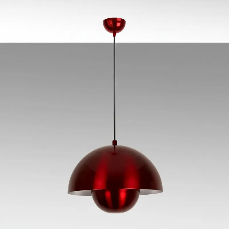 Eylul Pendellampa - Röd - Belysning & el - Inomhusbelysning & lampor - Taklampa & takbelysning - Kristallkrona & takkrona