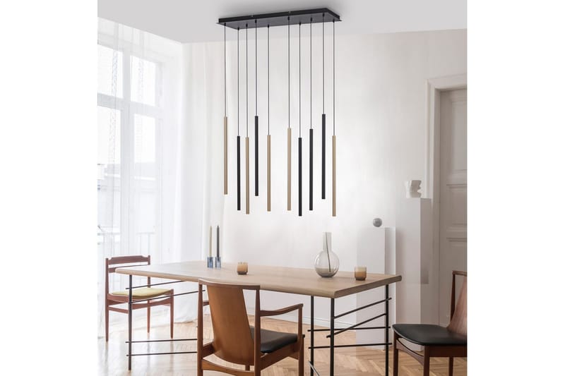 Flute Paul Neuhaus Taklampa - Black - Belysning & el - Inomhusbelysning & lampor - Taklampa & takbelysning - Pendellampor & hänglampor