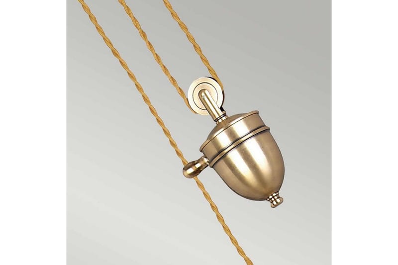 Hänglampa Elstead Lighting Provence Åldrad mässing - Åldrad mässing - Belysning & el - Inomhusbelysning & lampor - Taklampa & takbelysning - Pendellampor & hänglampor