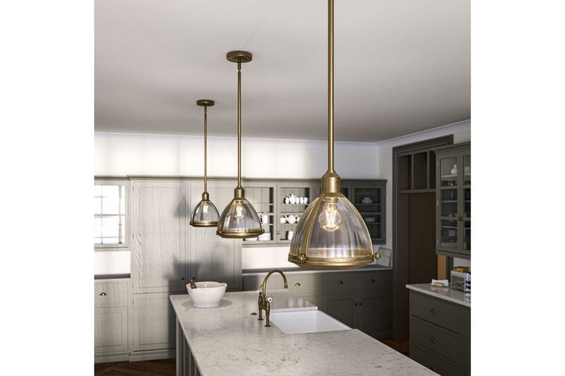 Hänglampa Hinkley Elroy Heritage mässing - Heritage mässing - Belysning & el - Inomhusbelysning & lampor - Taklampa & takbelysning - Pendellampor & hänglampor
