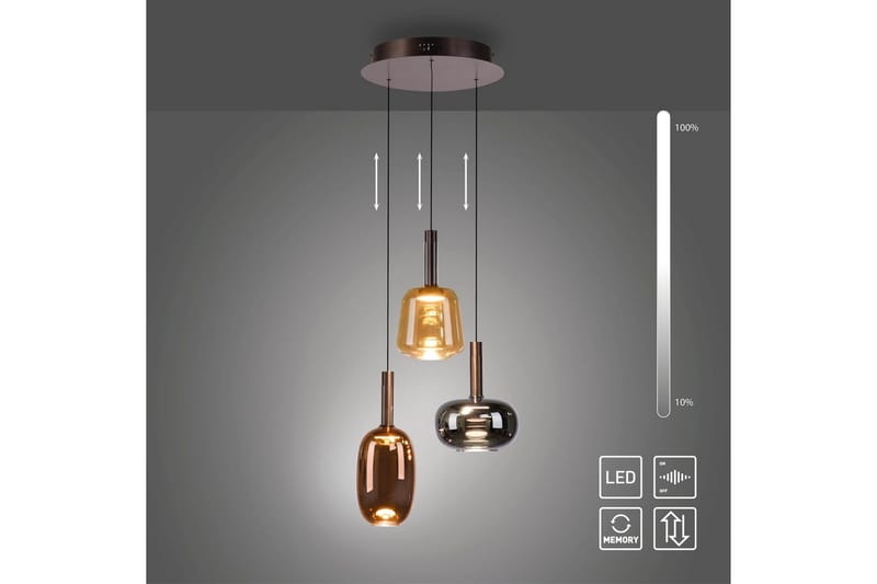 Irides Paul Neuhaus Taklampa - Multicolored - Belysning & el - Inomhusbelysning & lampor - Taklampa & takbelysning - Pendellampor & hänglampor