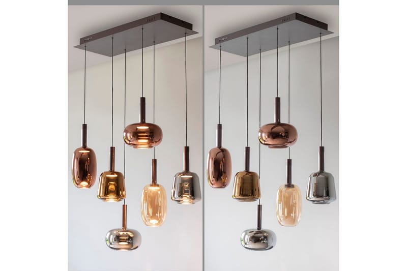 Irides Paul Neuhaus Taklampa - Multicolored - Belysning & el - Inomhusbelysning & lampor - Taklampa & takbelysning - Pendellampor & hänglampor