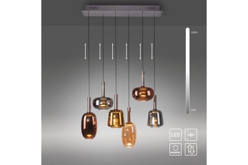 Irides Paul Neuhaus Taklampa - Multicolored - Belysning & el - Inomhusbelysning & lampor - Taklampa & takbelysning - Pendellampor & hänglampor