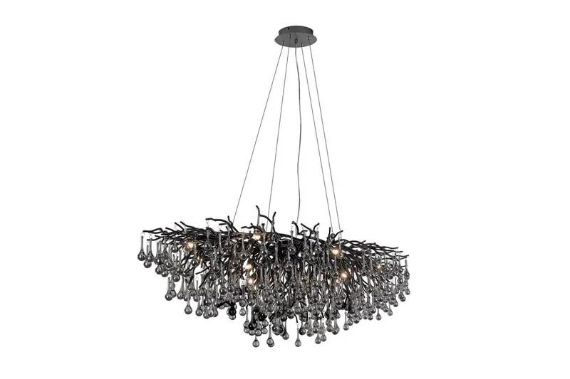 Istapp Paul Neuhaus Krona - Black - Belysning & el - Inomhusbelysning & lampor - Taklampa & takbelysning - Kristallkrona & takkrona