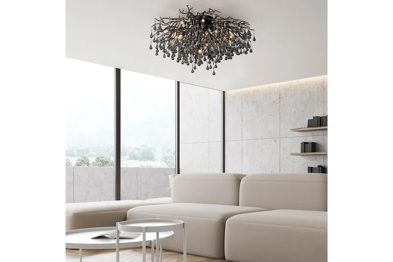 Istapp Paul Neuhaus Taklampa - Black - Belysning & el - Inomhusbelysning & lampor - Taklampa & takbelysning - Kristallkrona & takkrona