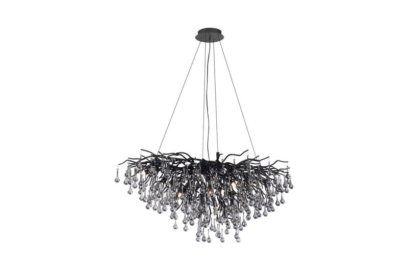 Istapp Paul Neuhaus Krona - Black - Belysning & el - Inomhusbelysning & lampor - Taklampa & takbelysning - Kristallkrona & takkrona