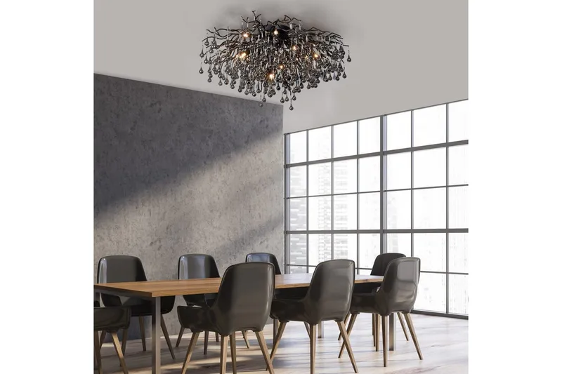 Istapp Paul Neuhaus Taklampa - Black - Belysning & el - Inomhusbelysning & lampor - Taklampa & takbelysning - Kristallkrona & takkrona