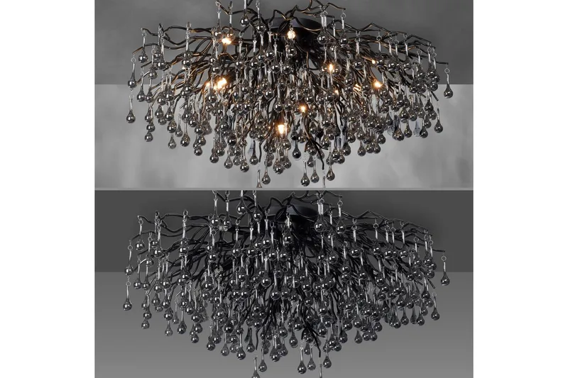 Istapp Paul Neuhaus Taklampa - Black - Belysning & el - Inomhusbelysning & lampor - Taklampa & takbelysning - Kristallkrona & takkrona