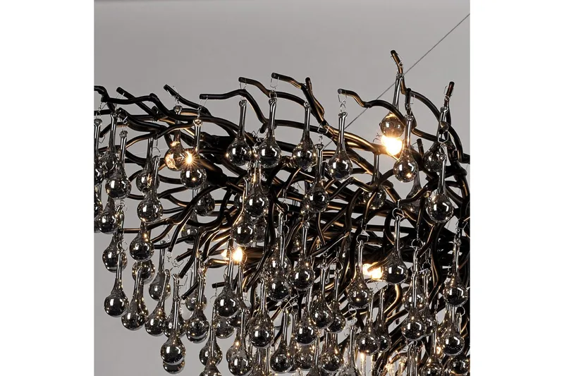 Istapp Paul Neuhaus Krona - Black - Belysning & el - Inomhusbelysning & lampor - Taklampa & takbelysning - Kristallkrona & takkrona