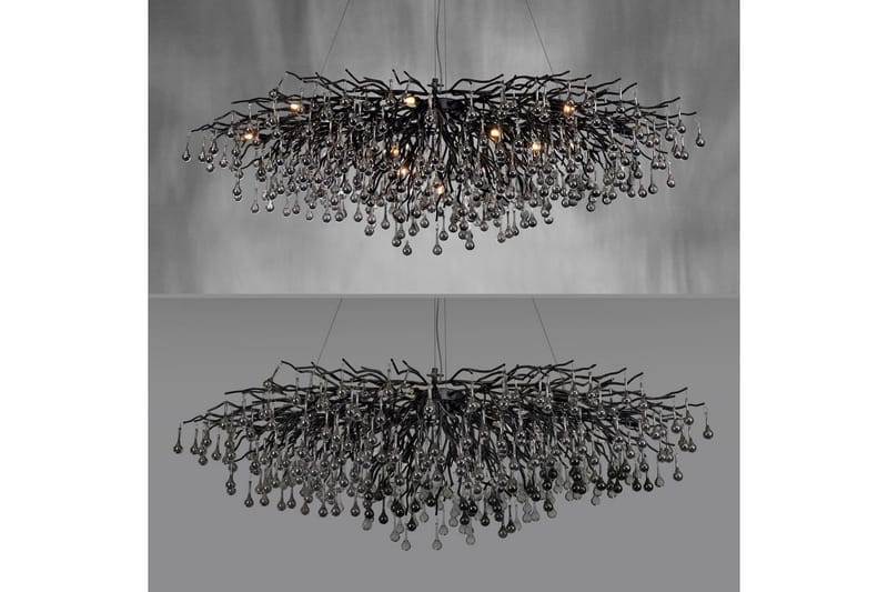 Istapp Paul Neuhaus Krona - Black - Belysning & el - Inomhusbelysning & lampor - Taklampa & takbelysning - Kristallkrona & takkrona