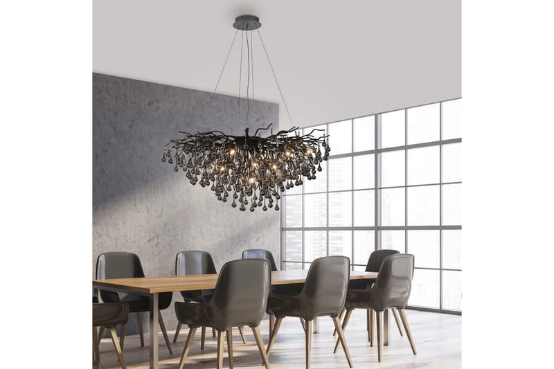 Istapp Paul Neuhaus Krona - Black - Belysning & el - Inomhusbelysning & lampor - Taklampa & takbelysning - Kristallkrona & takkrona