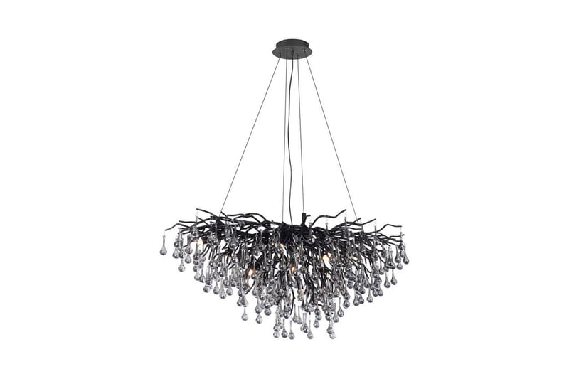 Istapp Paul Neuhaus Krona - Black - Belysning & el - Inomhusbelysning & lampor - Taklampa & takbelysning - Kristallkrona & takkrona