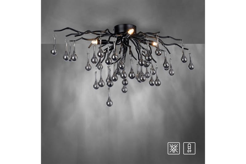 Istapp Paul Neuhaus Taklampa - Black - Belysning & el - Inomhusbelysning & lampor - Taklampa & takbelysning - Pendellampor & hänglampor