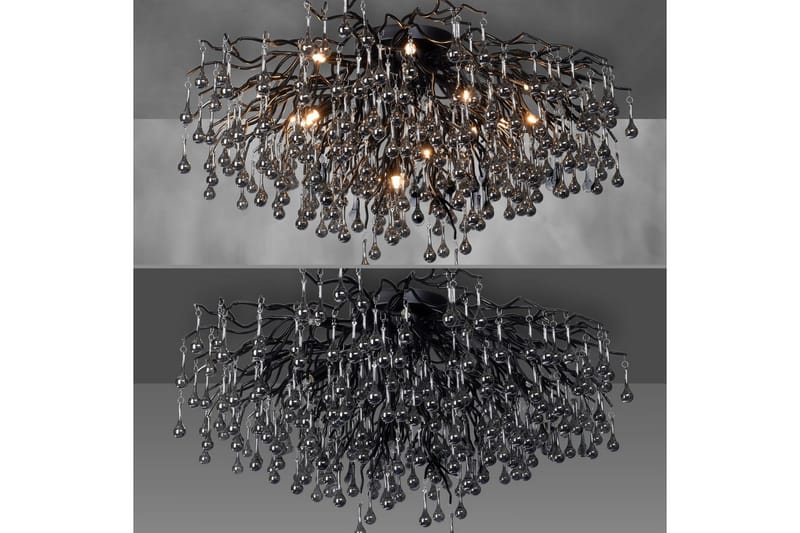 Istapp Paul Neuhaus Taklampa - Black - Belysning & el - Inomhusbelysning & lampor - Taklampa & takbelysning - Kristallkrona & takkrona