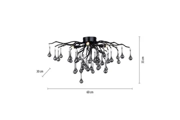 Istapp Paul Neuhaus Taklampa - Black - Belysning & el - Inomhusbelysning & lampor - Taklampa & takbelysning - Pendellampor & hänglampor