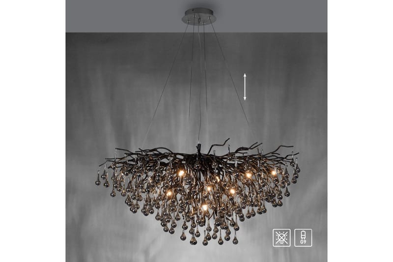 Istapp Paul Neuhaus Krona - Black - Belysning & el - Inomhusbelysning & lampor - Taklampa & takbelysning - Kristallkrona & takkrona