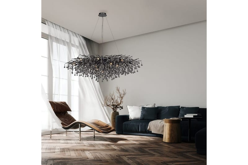 Istapp Paul Neuhaus Krona - Black - Belysning & el - Inomhusbelysning & lampor - Taklampa & takbelysning - Kristallkrona & takkrona