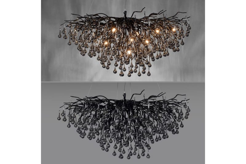 Istapp Paul Neuhaus Krona - Black - Belysning & el - Inomhusbelysning & lampor - Taklampa & takbelysning - Kristallkrona & takkrona