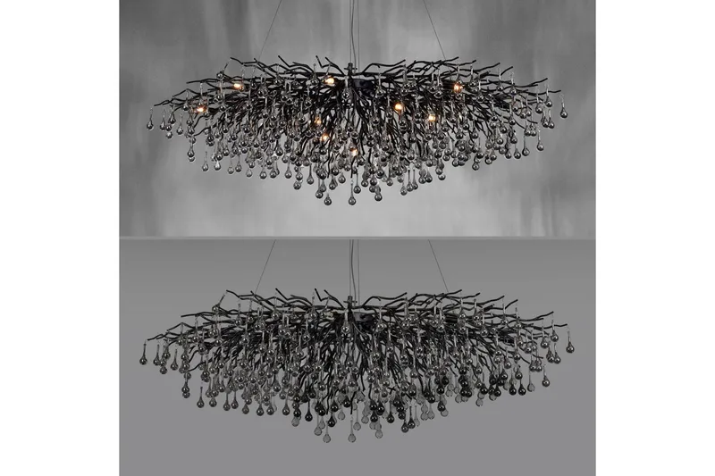 Istapp Paul Neuhaus Krona - Black - Belysning & el - Inomhusbelysning & lampor - Taklampa & takbelysning - Kristallkrona & takkrona