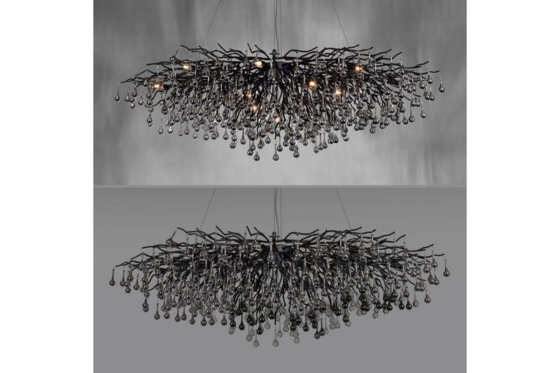 Istapp Paul Neuhaus Krona - Black - Belysning & el - Inomhusbelysning & lampor - Taklampa & takbelysning - Kristallkrona & takkrona