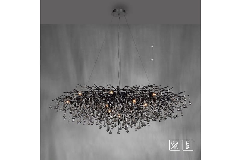 Istapp Paul Neuhaus Krona - Black - Belysning & el - Inomhusbelysning & lampor - Taklampa & takbelysning - Kristallkrona & takkrona