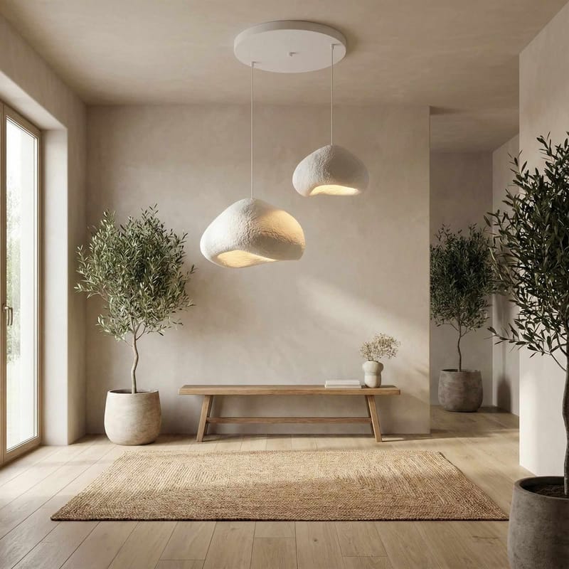 Kaolins Pendellampa - Vit - Belysning & el - Inomhusbelysning & lampor - Taklampa & takbelysning - Kristallkrona & takkrona