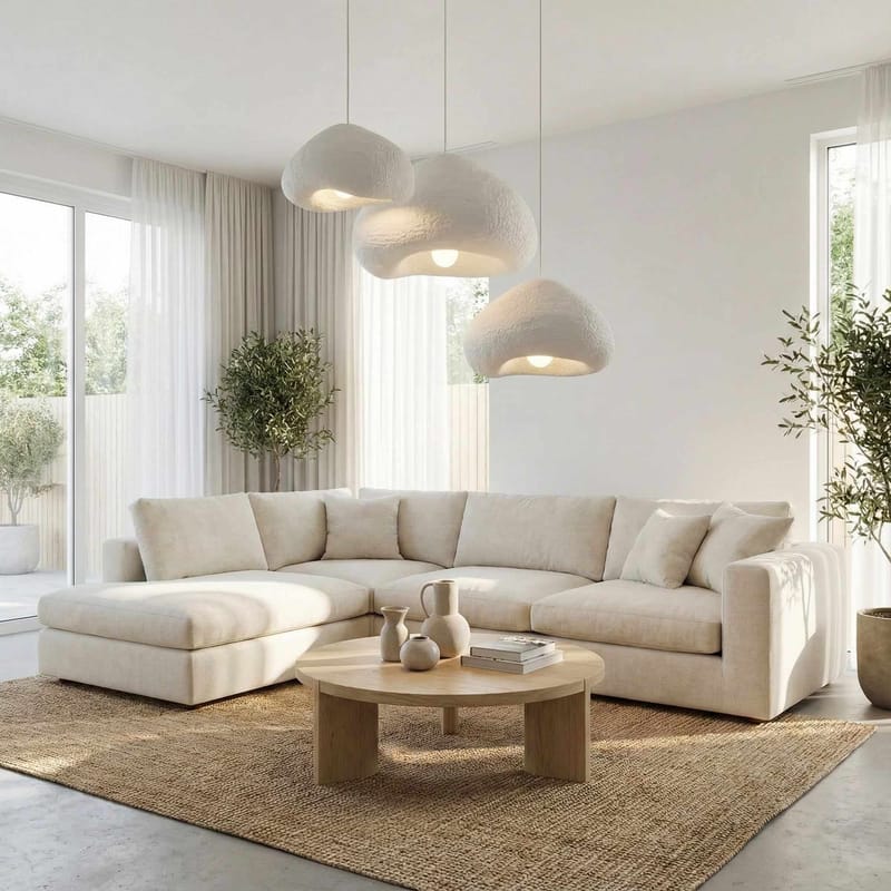 Kaolins Pendellampa - Vit - Belysning & el - Inomhusbelysning & lampor - Taklampa & takbelysning - Kristallkrona & takkrona