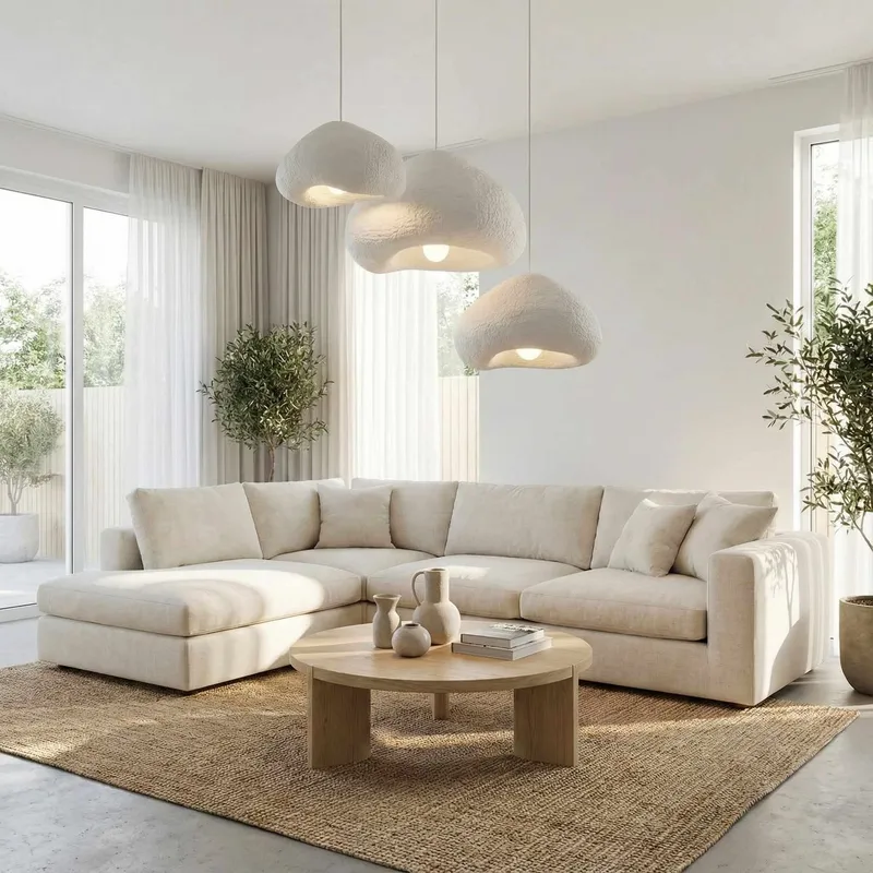 Kaolins Pendellampa - Vit - Belysning & el - Inomhusbelysning & lampor - Taklampa & takbelysning - Kristallkrona & takkrona