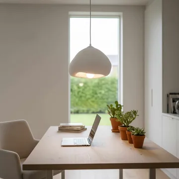 Kaolins Pendellampa - Vit - Belysning & el - Inomhusbelysning & lampor - Taklampa & takbelysning - Kristallkrona & takkrona