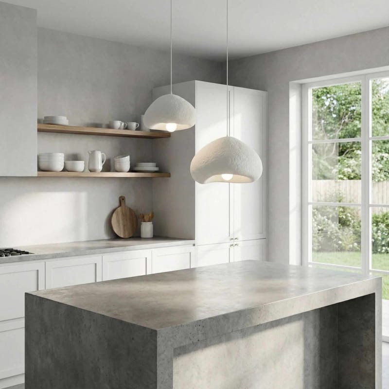 Kaolins Pendellampa - Vit - Belysning & el - Inomhusbelysning & lampor - Taklampa & takbelysning - Kristallkrona & takkrona