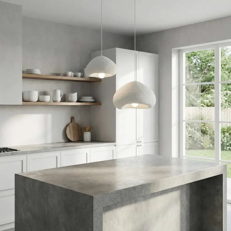 Kaolins Pendellampa - Vit - Belysning & el - Inomhusbelysning & lampor - Taklampa & takbelysning - Kristallkrona & takkrona