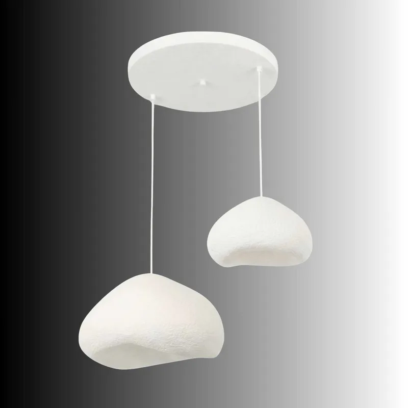 Kaolins Pendellampa - Vit - Belysning & el - Inomhusbelysning & lampor - Taklampa & takbelysning - Kristallkrona & takkrona