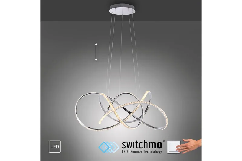 Kiribi Paul Neuhaus Taklampa - Chrome - Belysning & el - Inomhusbelysning & lampor - Taklampa & takbelysning - Pendellampor & hänglampor