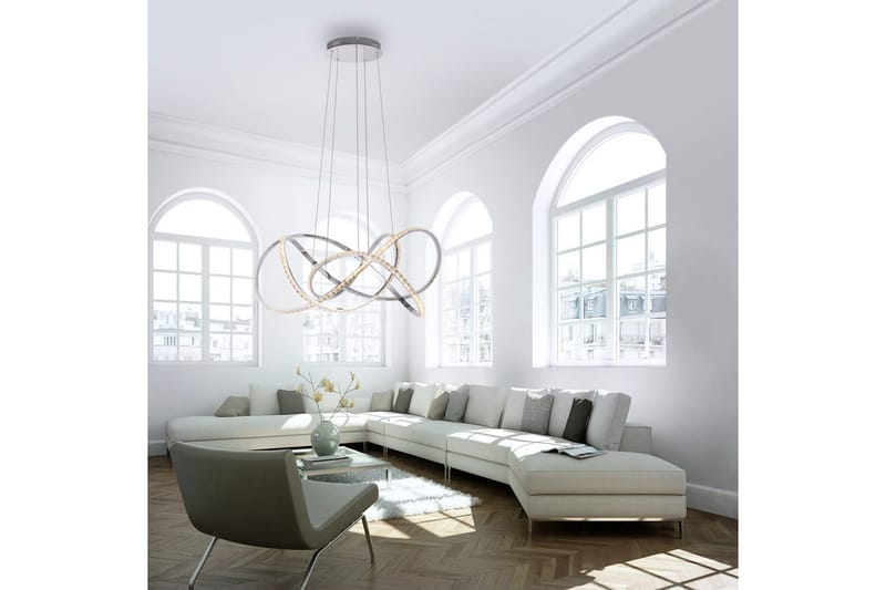 Kiribi Paul Neuhaus Taklampa - Chrome - Belysning & el - Inomhusbelysning & lampor - Taklampa & takbelysning - Pendellampor & hänglampor