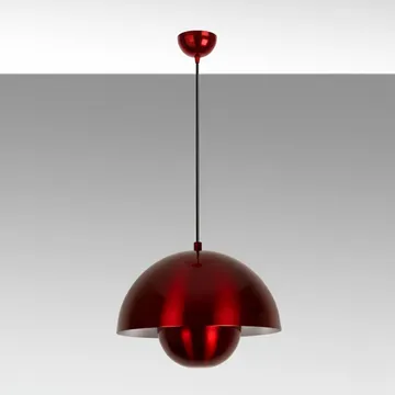 Eylul Pendellampa - Röd - Belysning & el - Inomhusbelysning & lampor - Taklampa & takbelysning - Kristallkrona & takkrona