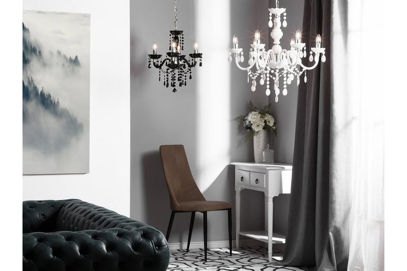 Kalang Ljuskrona 50 cm - Svart - Belysning & el - Inomhusbelysning & lampor - Taklampa & takbelysning - Kristallkrona & takkrona