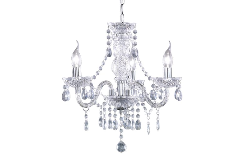 Luster Ljuskrona 3L E14 transparent, Transparent