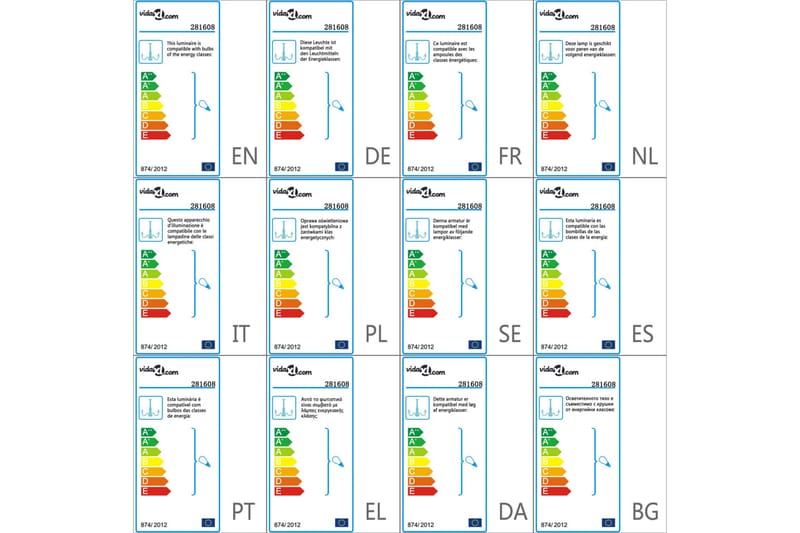 Takkrona med pärlor vit 12xE14-glödlampor - Vit - Belysning & el - Inomhusbelysning & lampor - Taklampa & takbelysning - Kristallkrona & takkrona
