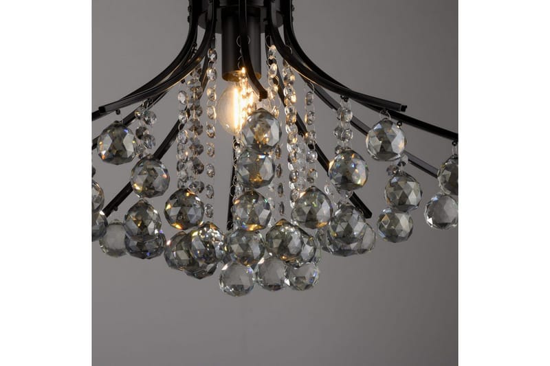 Kulunka Just Light Krona - Black - Belysning & el - Inomhusbelysning & lampor - Taklampa & takbelysning - Kristallkrona & takkrona