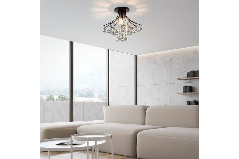 Kulunka Just Light Krona - Black - Belysning & el - Inomhusbelysning & lampor - Taklampa & takbelysning - Kristallkrona & takkrona