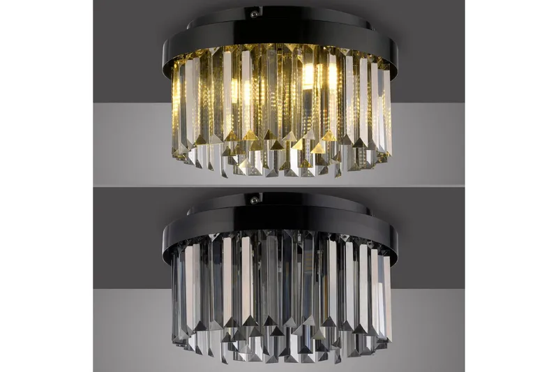 Kulunka Just Light Krona - Black - Belysning & el - Inomhusbelysning & lampor - Taklampa & takbelysning - Kristallkrona & takkrona