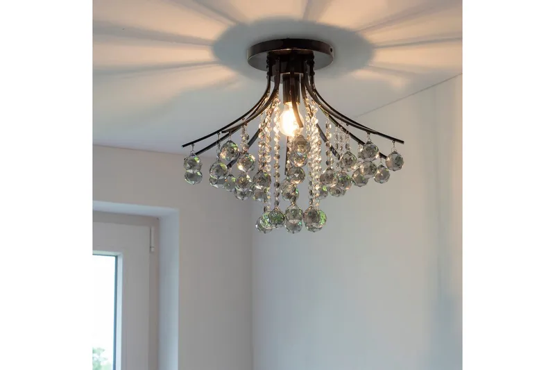 Kulunka Just Light Krona - Black - Belysning & el - Inomhusbelysning & lampor - Taklampa & takbelysning - Kristallkrona & takkrona