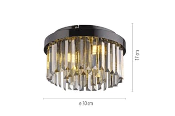 Kulunka Just Light Krona - Black - Belysning & el - Inomhusbelysning & lampor - Taklampa & takbelysning - Kristallkrona & takkrona