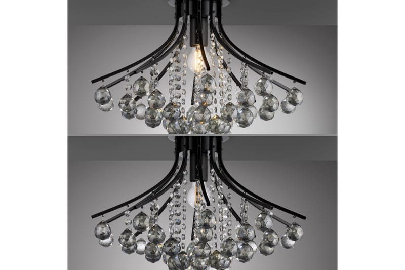 Kulunka Just Light Krona - Black - Belysning & el - Inomhusbelysning & lampor - Taklampa & takbelysning - Kristallkrona & takkrona