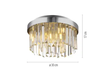 Kulunka Just Light Krona - Chrome - Belysning & el - Inomhusbelysning & lampor - Taklampa & takbelysning - Kristallkrona & takkrona
