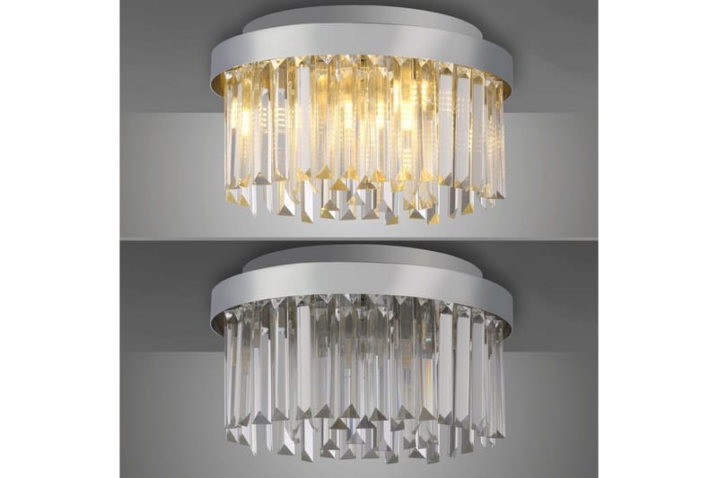 Kulunka Just Light Krona - Chrome - Belysning & el - Inomhusbelysning & lampor - Taklampa & takbelysning - Kristallkrona & takkrona