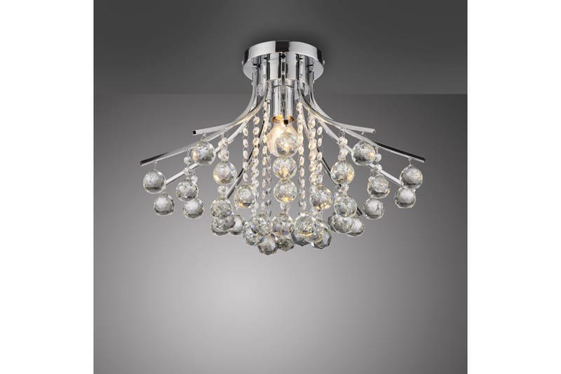 Kulunka Just Light Krona - Chrome - Belysning & el - Inomhusbelysning & lampor - Taklampa & takbelysning - Kristallkrona & takkrona