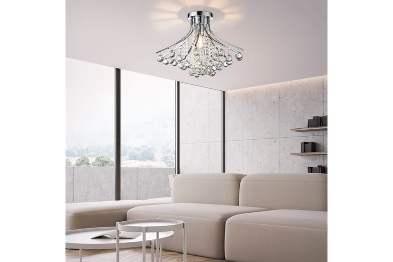 Kulunka Just Light Krona - Chrome - Belysning & el - Inomhusbelysning & lampor - Taklampa & takbelysning - Kristallkrona & takkrona